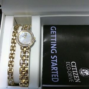 Citizen watch and bracelet