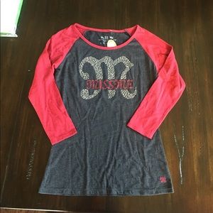 NWT Miss Me 3/4 Sleeve Sparkly Top! ❤️