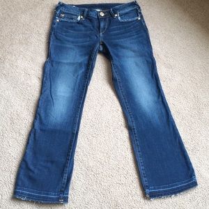 True Religion Karlie low rise bell bottom crop