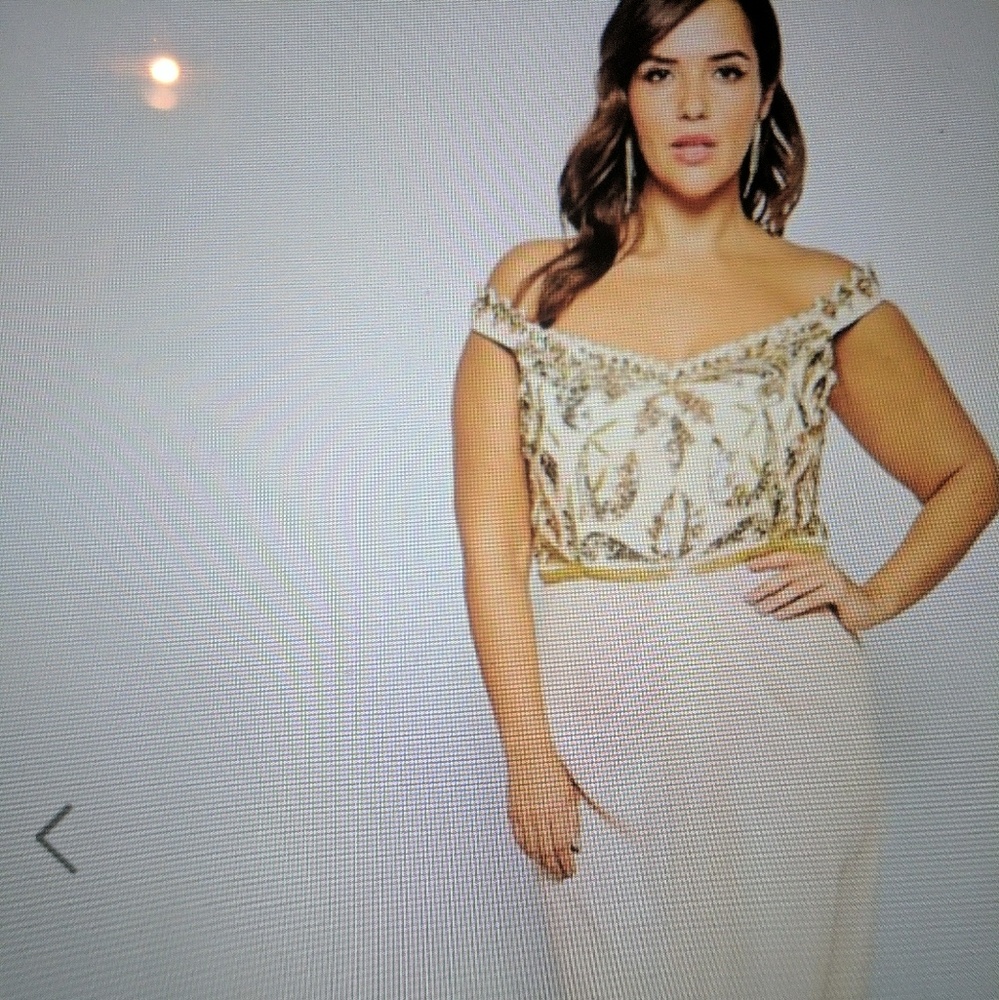 Virgos Lounge off the shoulder maxi dress