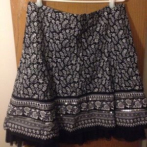 Floral pattern Apt. 9 skirt
