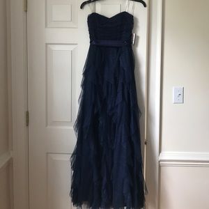 Navy prom dress