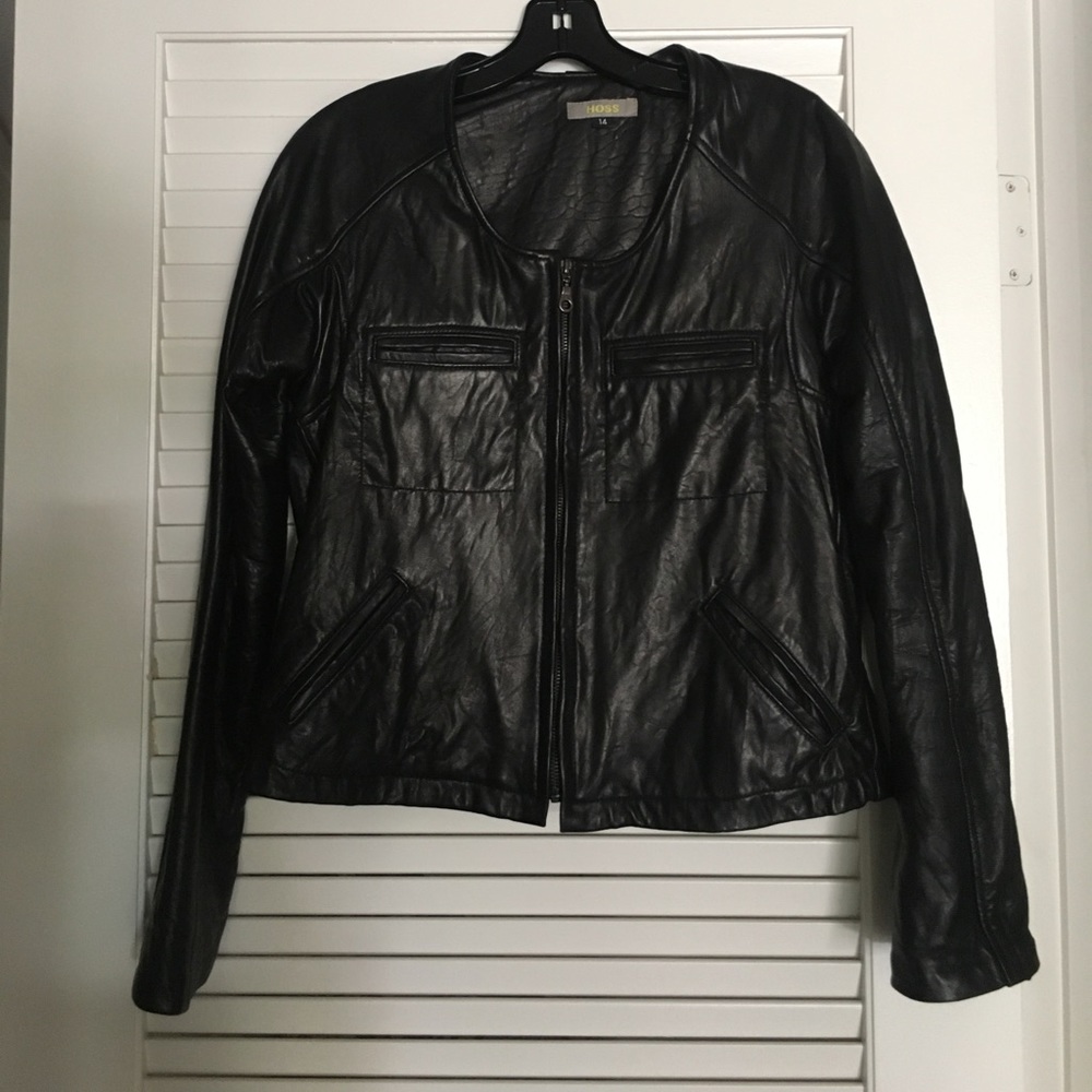 Hoss leather jacket