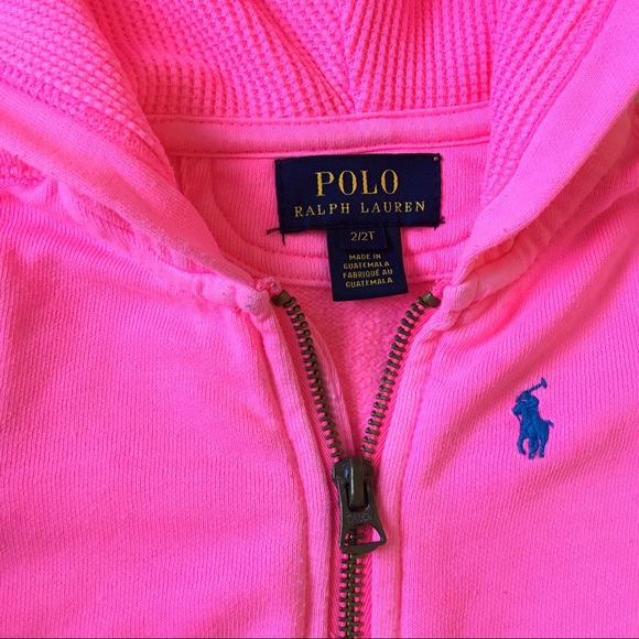 ❌Host Pick🎉Polo Ralph Lauren girls zipper hoodie - Picture 2 of 7