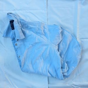 American Eagle denim button down