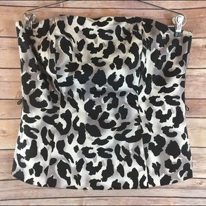 ❌SOLD❌  Cache Animal Print Bustier Corset Top  USA