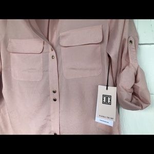 IVANKA TRUMP women's pink blouse XS NWT