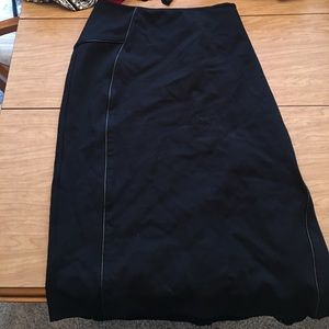Black pencil skirt