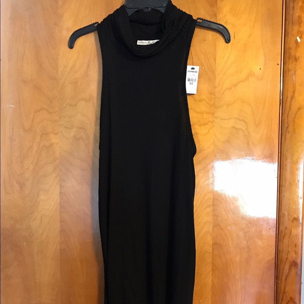 Express one eleven cow neck tank top