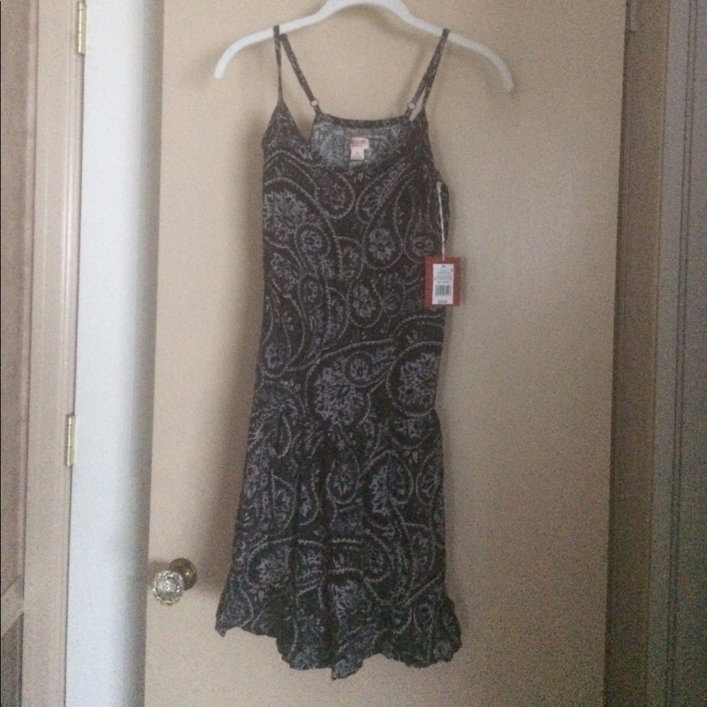 Black/paisley Mossimo dress