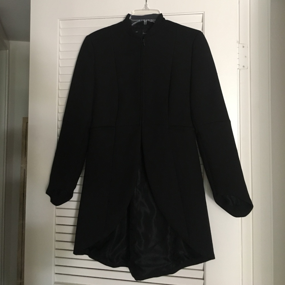 Zara basics coat