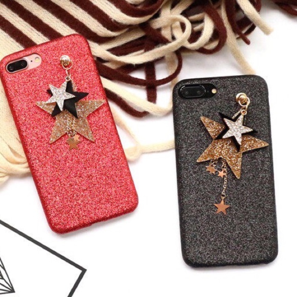 Bling Bling Star ⭐️ iPhone 7 plus soft phone case