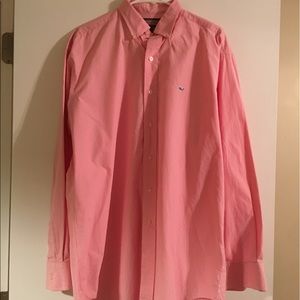 Vineyard Vines Whale Shirt - Pink - Size L