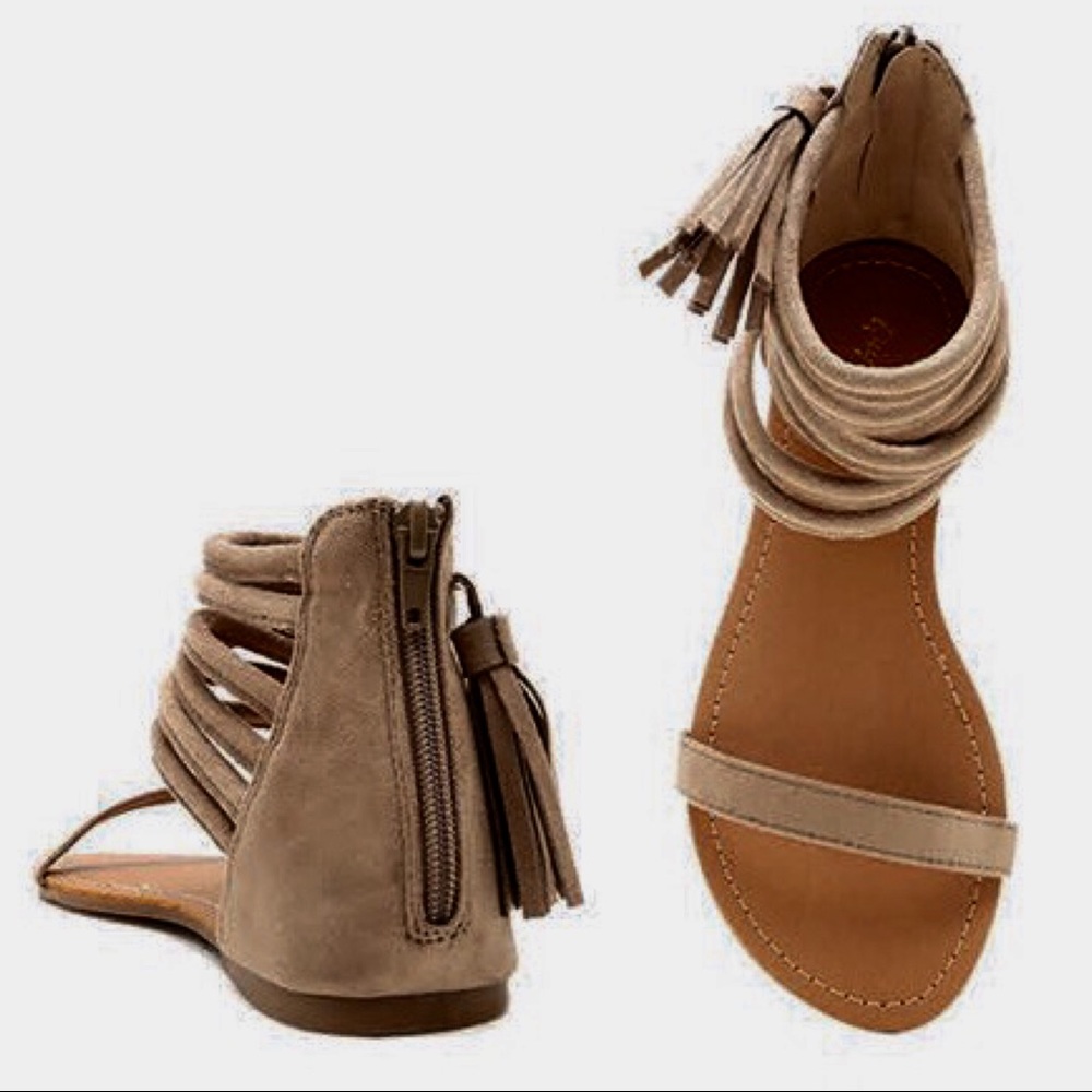 LAST - JUSTINE hello spring sandal - TAUPE - Picture 2 of 3