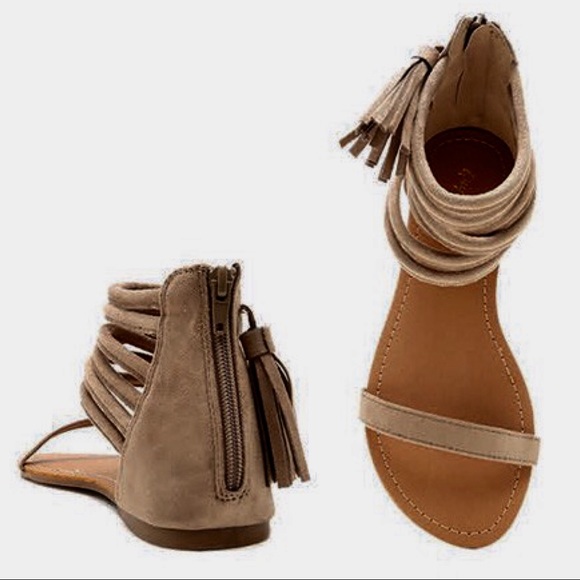 LAST - JUSTINE hello spring sandal - TAUPE - Picture 2 of 3