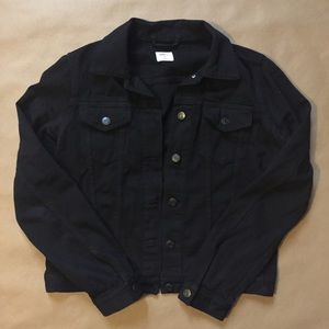 Gap black denim jacket