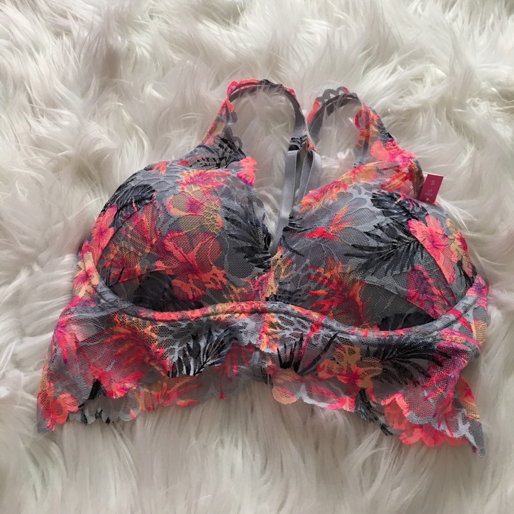 Pink by Victoria Secret push up lace bra