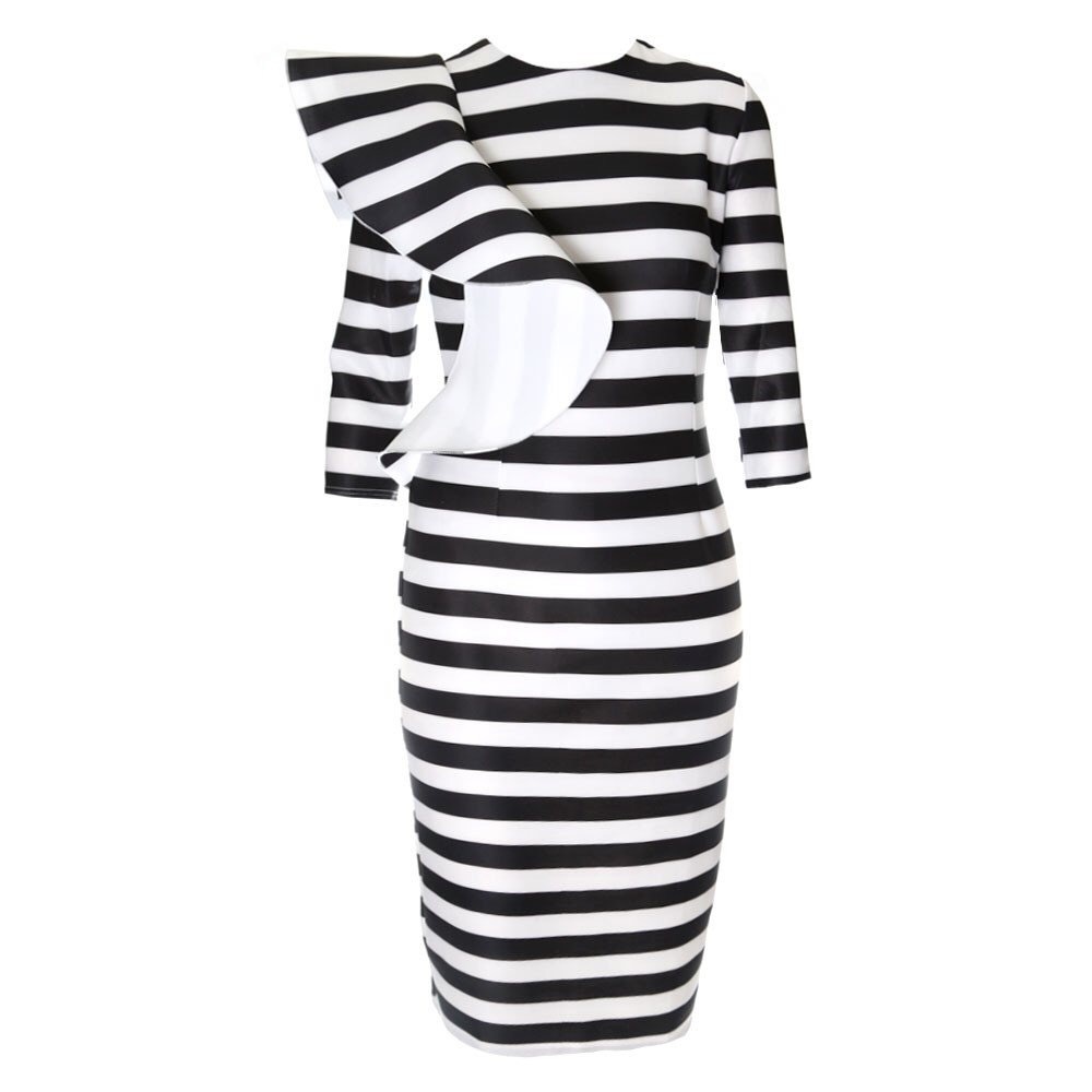 Black and white stripe Dress