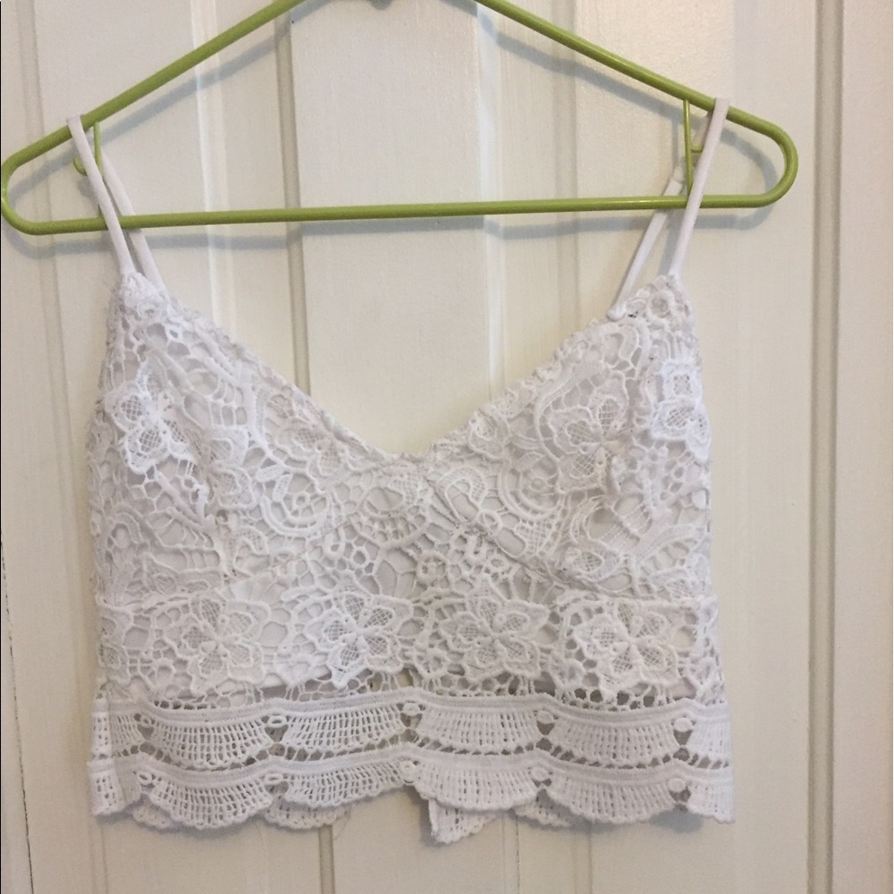 Kendall & Kylie crocheted corset