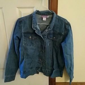 Suzanne sommers collection denim jacket