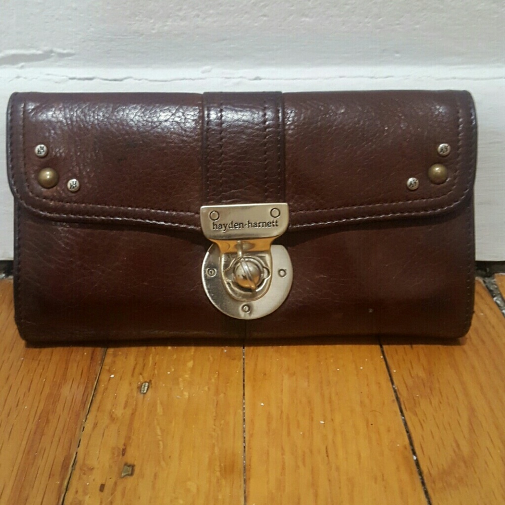 Hayden Harnett Brown Leather Wallet