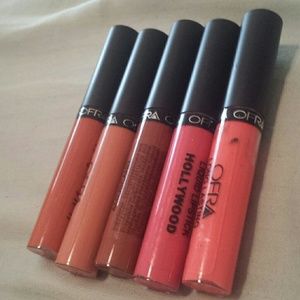 5 Ofra Liquid Lipsticks