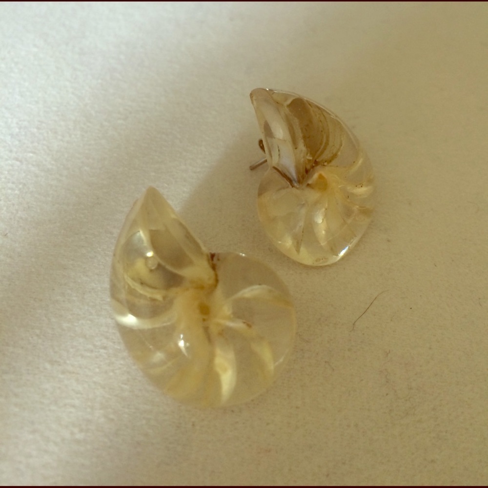 Shell earrings from the Philippines
