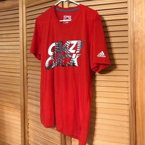 Adidas UltimateTee Climalite Crazy Quick Logo