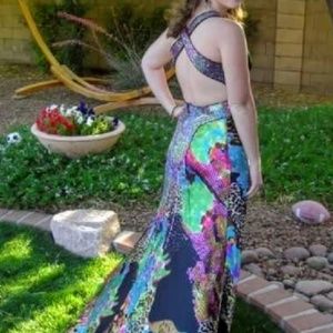 Colorful gypsy dress