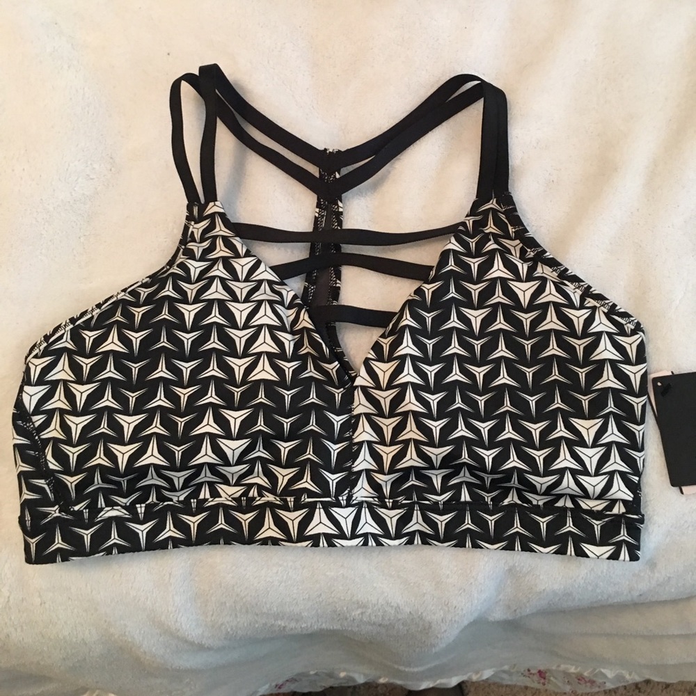 NMT Black and White Victoria's Secret Sports Bra