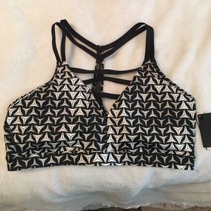 NMT Black and White Victoria's Secret Sports Bra