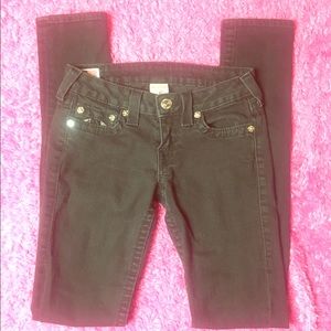 True Religion  Jeans Stella Black Skinny ❌sold❌