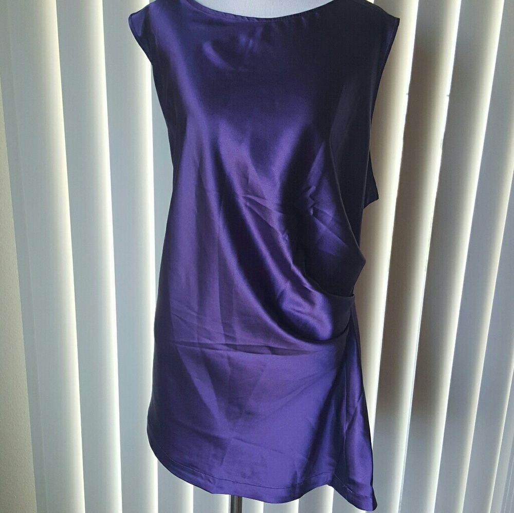 Plus Size Seven7 Purple Tank Size 3X