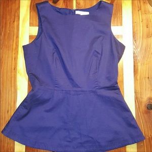 🎉SALE🎉 Banana republic purple peplum style top