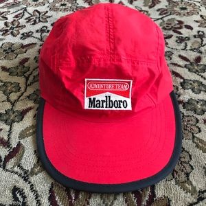 Red Marlboro adjustable cap