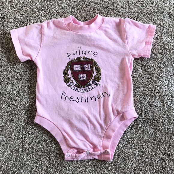 harvard onesie