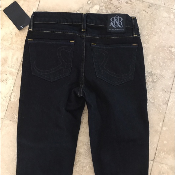 Rock and republic designer dark wash jeans size 24 - Picture 5 of 5