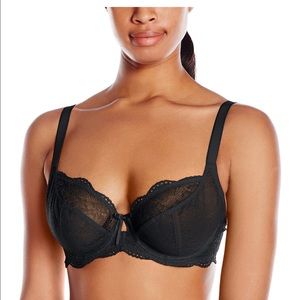 Freya black laced bra