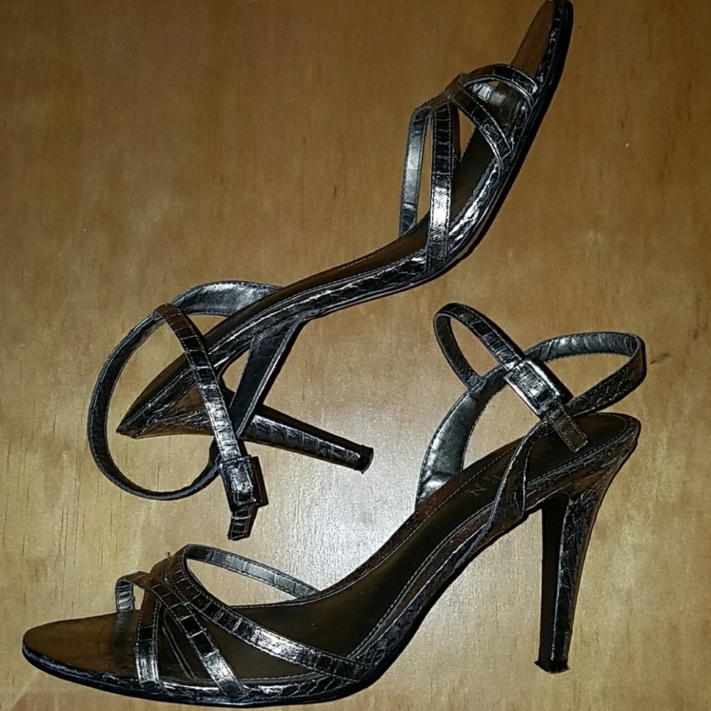 Ralph Lauren strappy heels