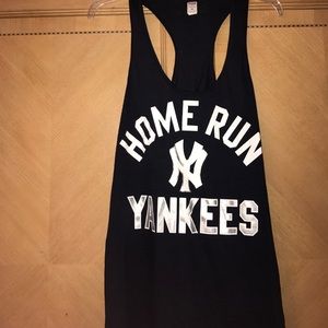 Victoria's Secret Pink NY Yankees Racerback Tank