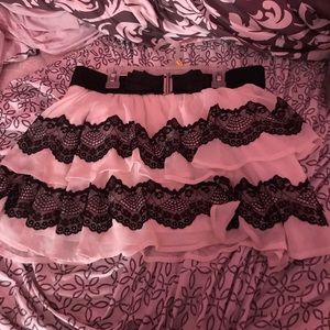 Black and white skirt