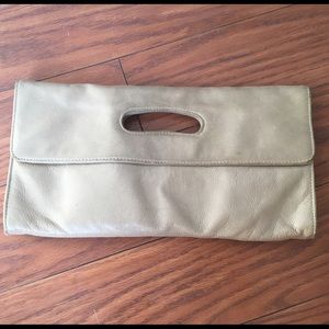Hobo leather clutch