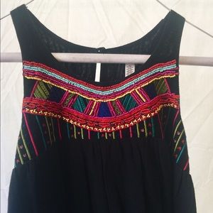 🌿SOLD🌿 Billabong - beaded black mini dress