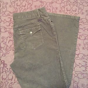 Size 14 P Liz Claiborne Audra grey corduroy pants