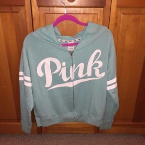 PINK zip up sweatshirt