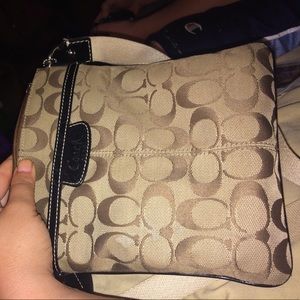 Coach signature purse