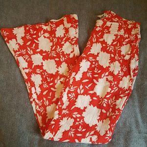 Billabong floral flare pants