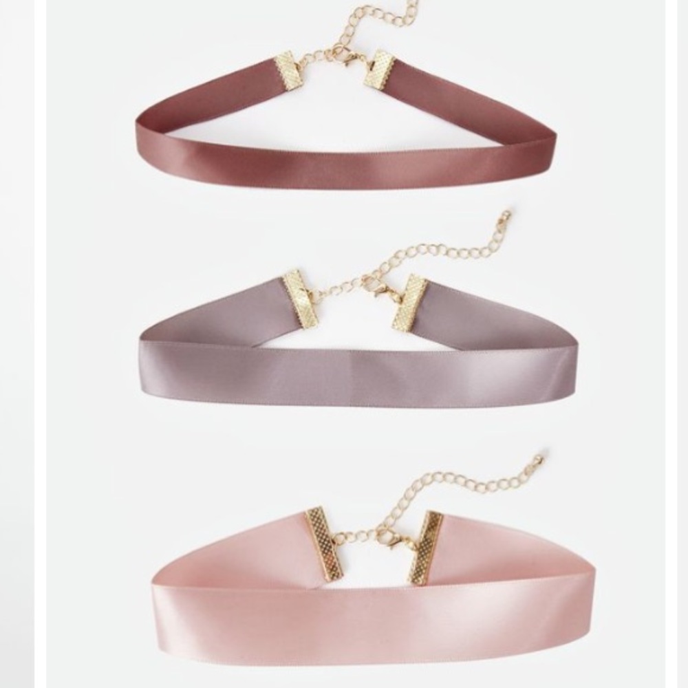 Satin Choker Trio