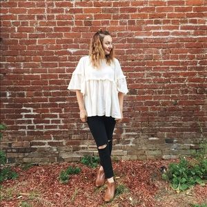 Piper + scoot - Brixton peplum top