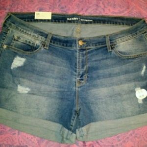 Boyfriend Distressed Jean Shorts